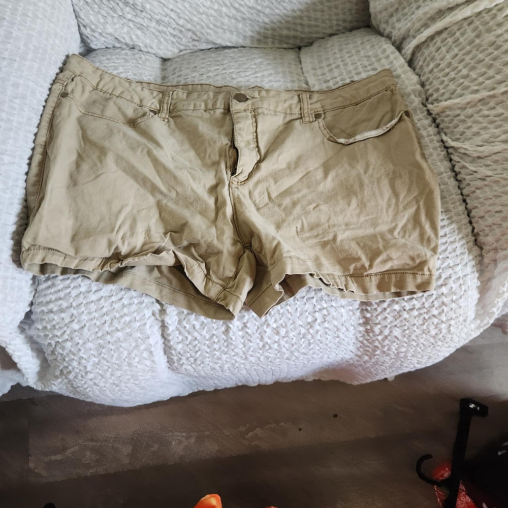 Scotch & Soda Tan Cargo Shorts Relaxed Fit